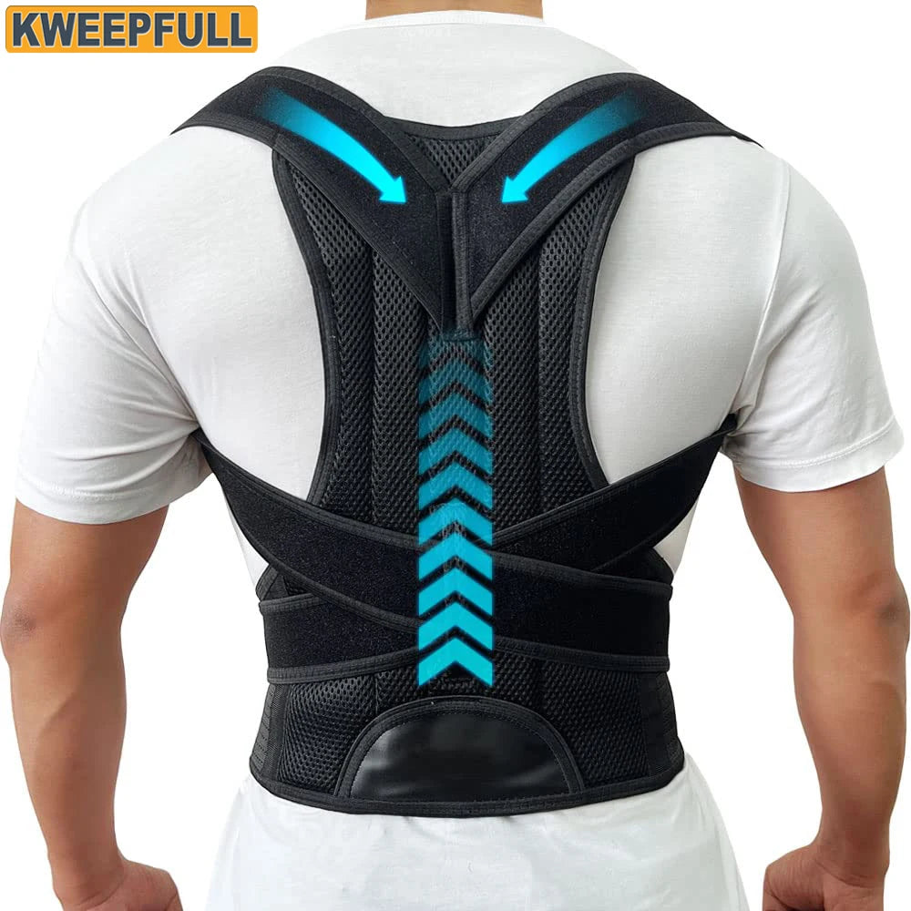 FlexRelief™ 
Back Brace Posture Corrector for Women & Men,Back Straightener, Scoliosis and Hunchback Correction,Adjustable Posture Trainer